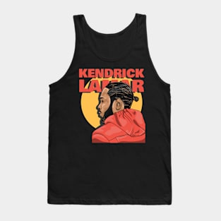 Kendrick Lamar Cartoon Flat Style Tank Top